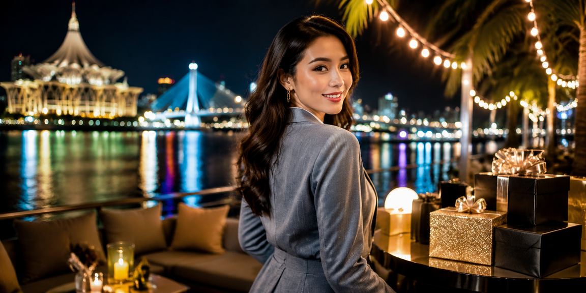 Mesin slot digital dengan antara muka moden di kasino dalam talian