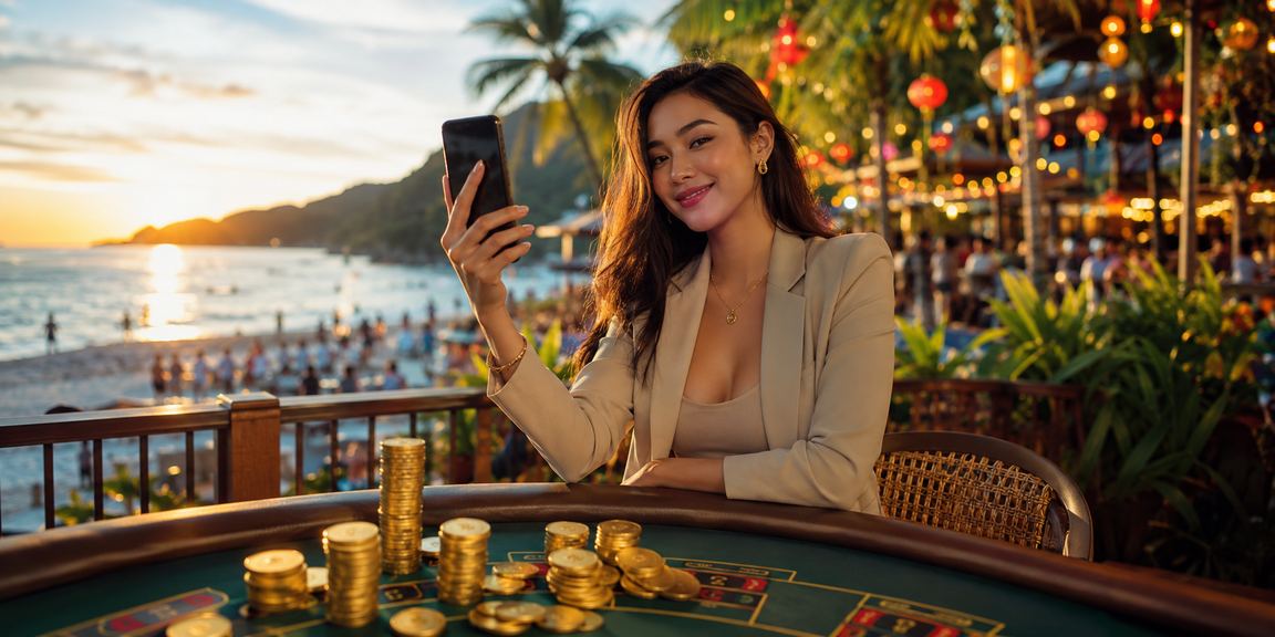 Meja Baccarat langsung dengan dealer profesional di kasino alibaba66